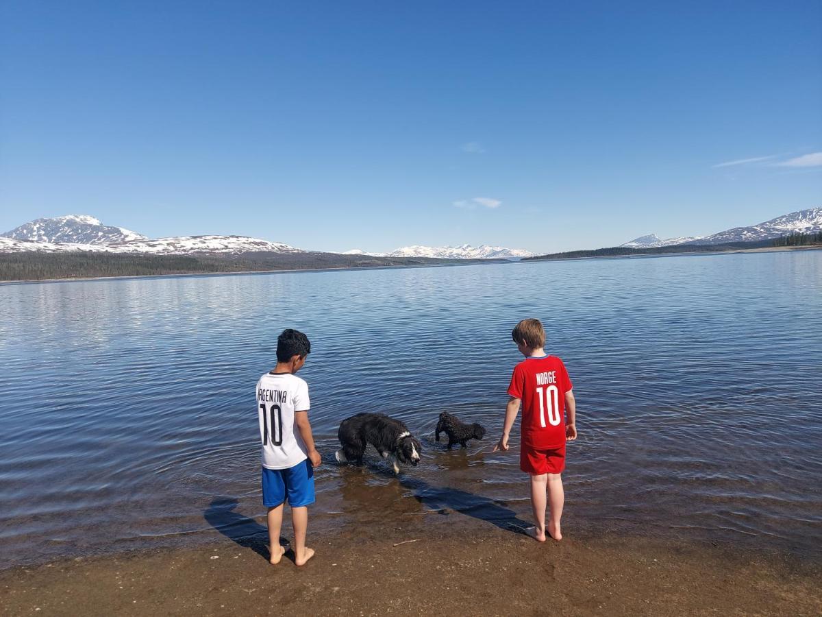 Villmarksgard, Hytte Ved Vannet Villa Hattfjelldal Luaran gambar